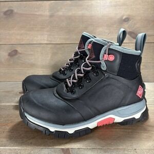 muck boot apex womens size 6 shoes black waterproof rain rubber boots